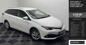 TOYOTA AURIS 1.8 VVT-h Icon Tech Touring Sports 5dr Petrol Hybrid CVT Euro 6 