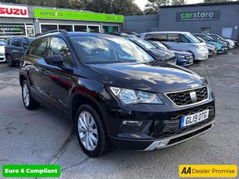 SEAT Ateca 2.0 TDI SE SUV 5dr Diesel DSG Euro 6 (s/s) (150 ps) in solid bla