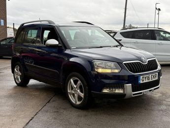 Skoda Yeti 2.0 TDI SE Outdoor 5 Door Diesel Manual Blue 4WD Euro 6 1 Former