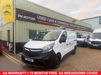 Vauxhall Vivaro 1.6 CDTi 2900 Panel Van 5dr Diesel Manual L1 H1 Euro 6 (s/s) (95