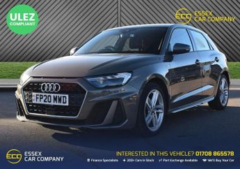 Audi A1 1.0 TFSI 30 S line Sportback 5dr Petrol Manual Euro 6 (s/s) (116
