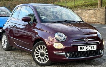 FIAT 500 1.2 Lounge Hatchback 3dr Petrol Manual Euro 6 (s/s) (69 bhp)