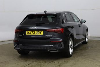 AUDI A3 1.5 TFSI 35 S line Sportback 5dr Petrol S Tronic Euro 6 (s/s) (1