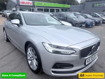Volvo V90 Silver 2.0 B4 MHEV Momentum Estate, 65,600 miles, Euro 6 hybrid,