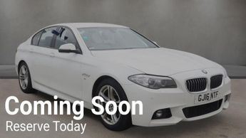 BMW 5 Series 2.0 520d M Sport Saloon 4dr Diesel Auto Euro 6 (s/s) (190 ps)