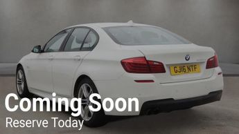 BMW 5 SERIES 2.0 520d M Sport Saloon 4dr Diesel Auto Euro 6 (s/s) (190 ps)