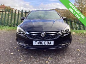 VAUXHALL ASTRA 1.4i Design Hatchback 5dr Petrol Manual Euro 6 (100 ps)