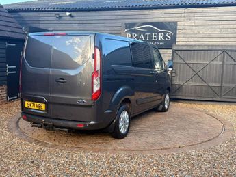 FORD TRANSIT CUSTOM 2.0 300 EcoBlue Limited Crew Van Double Cab 5dr Diesel Auto L1 H