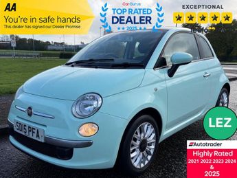 Fiat 500 1.2 Lounge Hatchback 3dr Petrol Manual Euro 6 (s/s) (69 bhp)