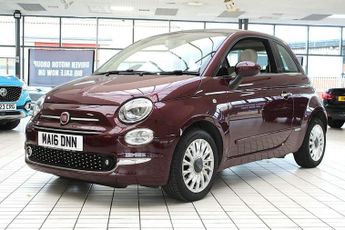 Fiat 500 1.2 Lounge Hatchback 3dr Petrol Manual Euro 6 (s/s) (69 bhp)