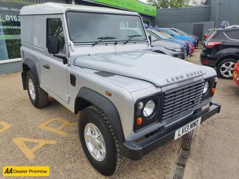 Land Rover Defender 2.2 TD HARD TOP 122 BHP 4X4  IN SILVER WITH A SUPER LOW MILEAGE 