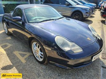 Porsche Boxster 2.7 SPYDER 2d 228 BHP IN BLUE WITH 75,172 MILES AND A FULL SERVI