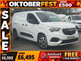 Vauxhall Combo 1.5 Turbo D 2300 Sportive Panel Van 4dr Diesel Manual L2 H1 Euro