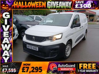 Peugeot Partner 1.5 BlueHDi 950 S Long Panel Van 6dr Diesel Manual LWB Euro 6 (s