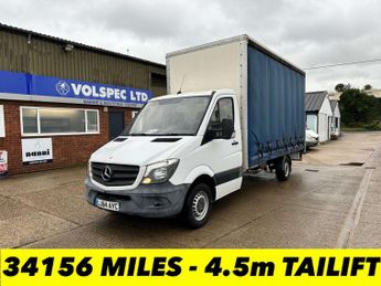 Mercedes Sprinter 2.1 313 CDI CURTAIN SIDE [Tail lift] 2dr Diesel Manual RWD L3 (1