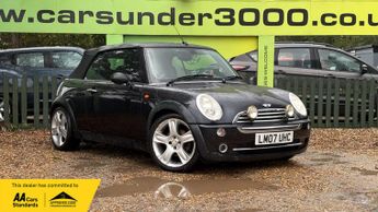 MINI Convertible 1.6 One Convertible 2dr Petrol Manual Euro 4 (90 bhp)