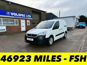 Peugeot Partner 1.6 BlueHDi 648 S Panel Van 4dr Diesel Manual L1 (112 g/km, 73.9