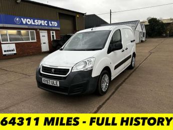 Peugeot Partner 1.6 BlueHDi 648 S Panel Van 4dr Diesel Manual L1 (112 g/km, 73.9