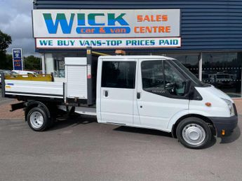 Ford Transit 2.2 TDCi 350 double cab tipper 4dr Diesel Manual RWD L4 (DRW) (1