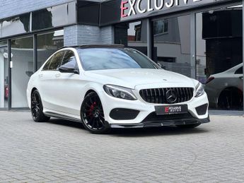 Mercedes C Class 2.0 C200 AMG Line (Premium Plus) Saloon + C63 BODYKIT + 4dr Petr