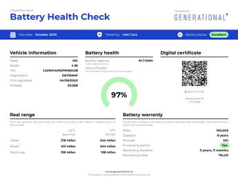 MG MG4 64kWh SE Long Range Hatchback 5dr Electric Auto (203 ps)