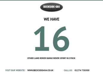 Land Rover RANGE ROVER SPORT 3.0 SD V6 HSE Black SUV 5dr Diesel Auto 4WD Euro 5 (255 bhp) AA 