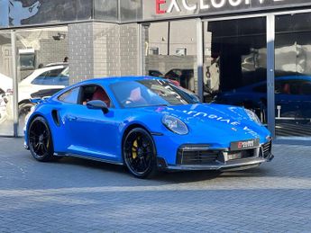 Porsche 911 3.7T 992 Turbo S Coupe + CARBON BODYKIT + SHARK BLUE + 2dr Petro