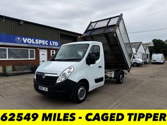 Vauxhall Movano 2.3 L2H1 F3500 CAGED TIPPER 130 BHP [EURO 6]
