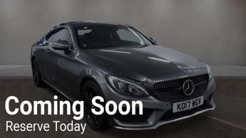 Mercedes C Class 2.1 C 220 AMG Line D Auto 2dr