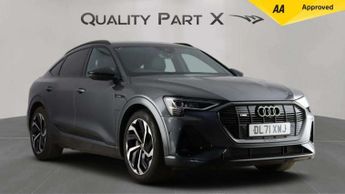 Audi E-Tron 55 Black Edition Sportback Auto quattro 5dr 95kWh (11kW Charger)