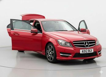 MERCEDES-BENZ C-CLASS 2.1 C220 AMG Sport+ CDi BlueEfficiency Auto 4dr