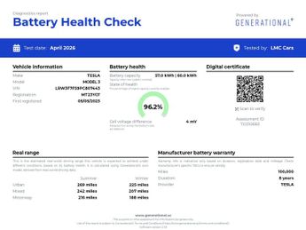 TESLA MODEL 3 Saloon 4dr Electric Auto RWD (241 bhp)