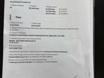 VOLKSWAGEN SCIROCCO 2.0 Scirocco GT BlueMotion Technology TDSi Semi-Auto 3dr