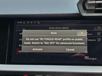 AUDI A3 2.5 RS 3 Carbon Black TFSI Quattro Semi-Auto 4WD 4dr