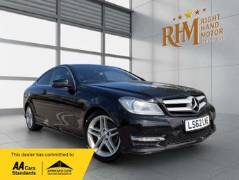 Mercedes C Class 1.6 C180 BlueEfficiency AMG Sport Coupe 2dr Petrol G-Tronic+ Eur