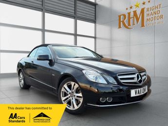 Mercedes E Class 2.1 E250 CDI BlueEfficiency SE Edition 125 Cabriolet 2dr Diesel 