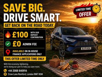 Toyota RAV4 2.5 VVT-h GPF Design SUV 5dr Petrol Hybrid CVT 4WD Euro 6 (s/s) 