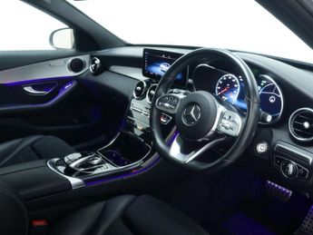MERCEDES-BENZ C Class 1.5 C200 MHEV EQ Boost AMG Line (Premium) Saloon 4dr Petrol G-Tr