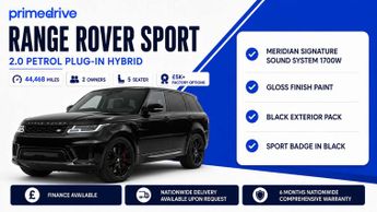 LAND ROVER RANGE ROVER SPORT 2.0 Range Rover Sport HSE Dynamic P400e Auto 4WD 5dr