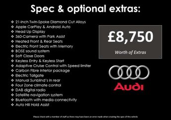 Audi RS 6 4.0 RS 6 TFSI V8 Quattro Auto 4WD 5dr
