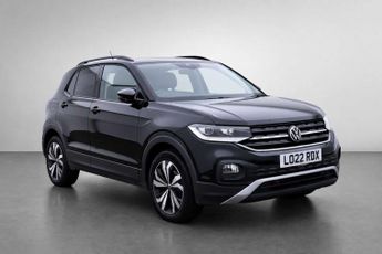 VOLKSWAGEN T-CROSS 1.0 TSI Black Edition SUV 5dr Petrol DSG Euro 6 (s/s) (110 ps)