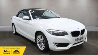 BMW 2 Series 2.0 218d SE Convertible 2dr Diesel Manual Euro 6 (s/s) (150 ps)