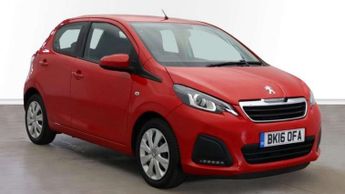 Peugeot 108 1.0 Active Hatchback 5dr Petrol Manual Euro 6 (68 ps)