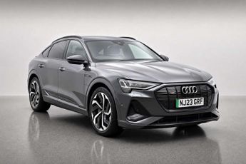 AUDI E-TRON 55 Black Edition Sportback 5dr Electric Auto quattro 95kWh (11kW