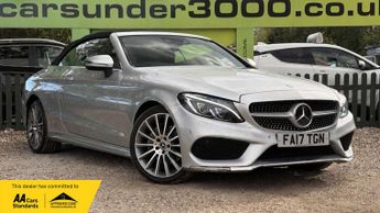 Mercedes C Class 2.1 C220d AMG Line (Premium Plus) Cabriolet 2dr Diesel G-Tronic+