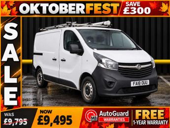 Vauxhall Vivaro 1.6 CDTi 2900 Panel Van 5dr Diesel Manual L1 H1 Euro 6 (s/s) (95