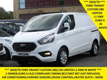 Ford Transit 280 Limited Ecoblue L1 Swb With Air Conditioning,parking Sensors