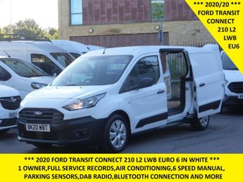 Ford Transit Connect 210 Base Tdci L2 Lwb With Air Conditioning,bluetooth,dab Radio A