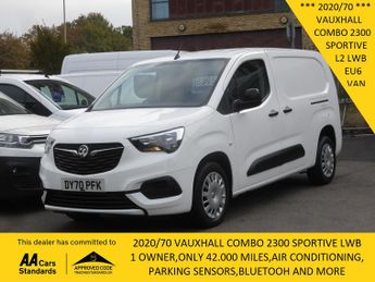 Vauxhall Combo 2300 Sportive L2h1 Lwb With Only 42.000 Miles,air Conditioning,p