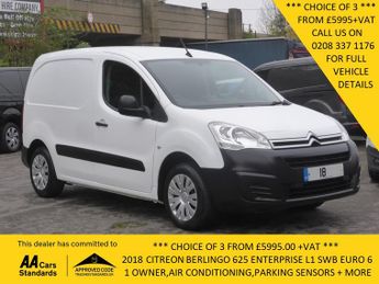 Citroen Berlingo 625 Enterprise L1 Bluehdi With Air Conditioning,bluetooth,sensor